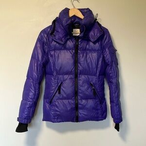 S13/NYC Purple Down Puffer Jacket